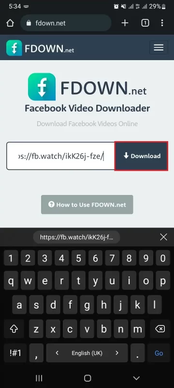 download-facebook-videos-from-mobile-fdown.net