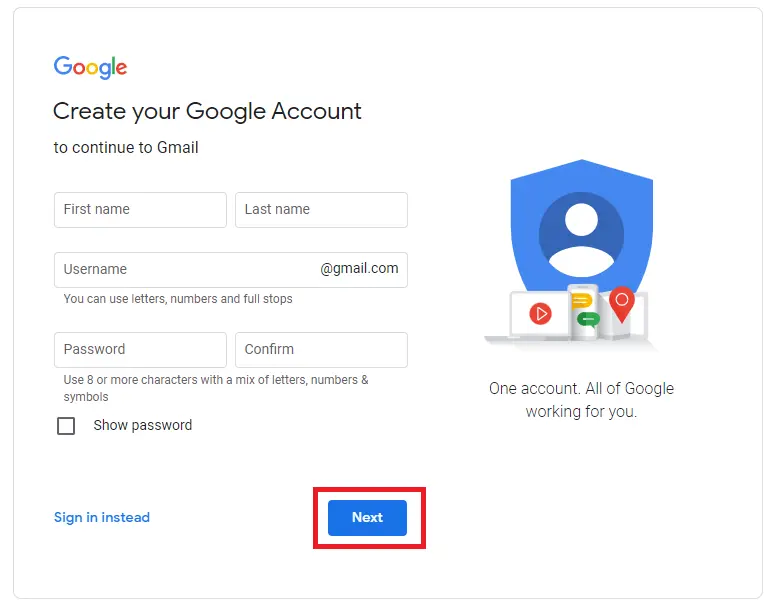 basic-info-for-gmail-account